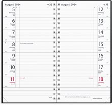 Kalender 2024 Plano svart plast