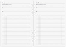 Kalender 2026 Business Systemkal brunt skinn