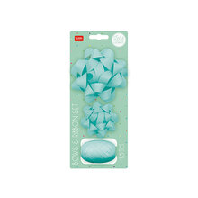 Set med presentrosetter och presentband, Aqua