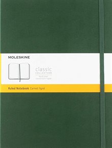 Anteckningbok Moleskine | Classic Hard Linjerad XL Myrtle Green