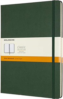 Anteckningbok Moleskine | Classic Hard Linjerad XL Myrtle Green